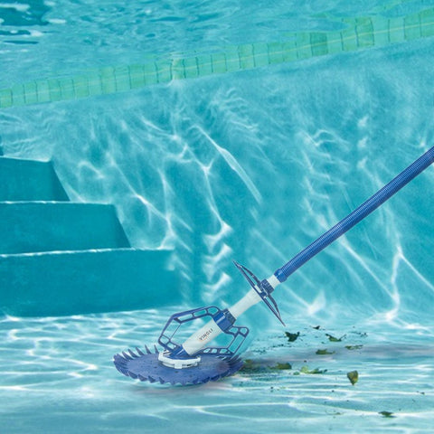 VINGLI pool vacuum cleaner hose detail highlights 33ft hoses for versatile reach.