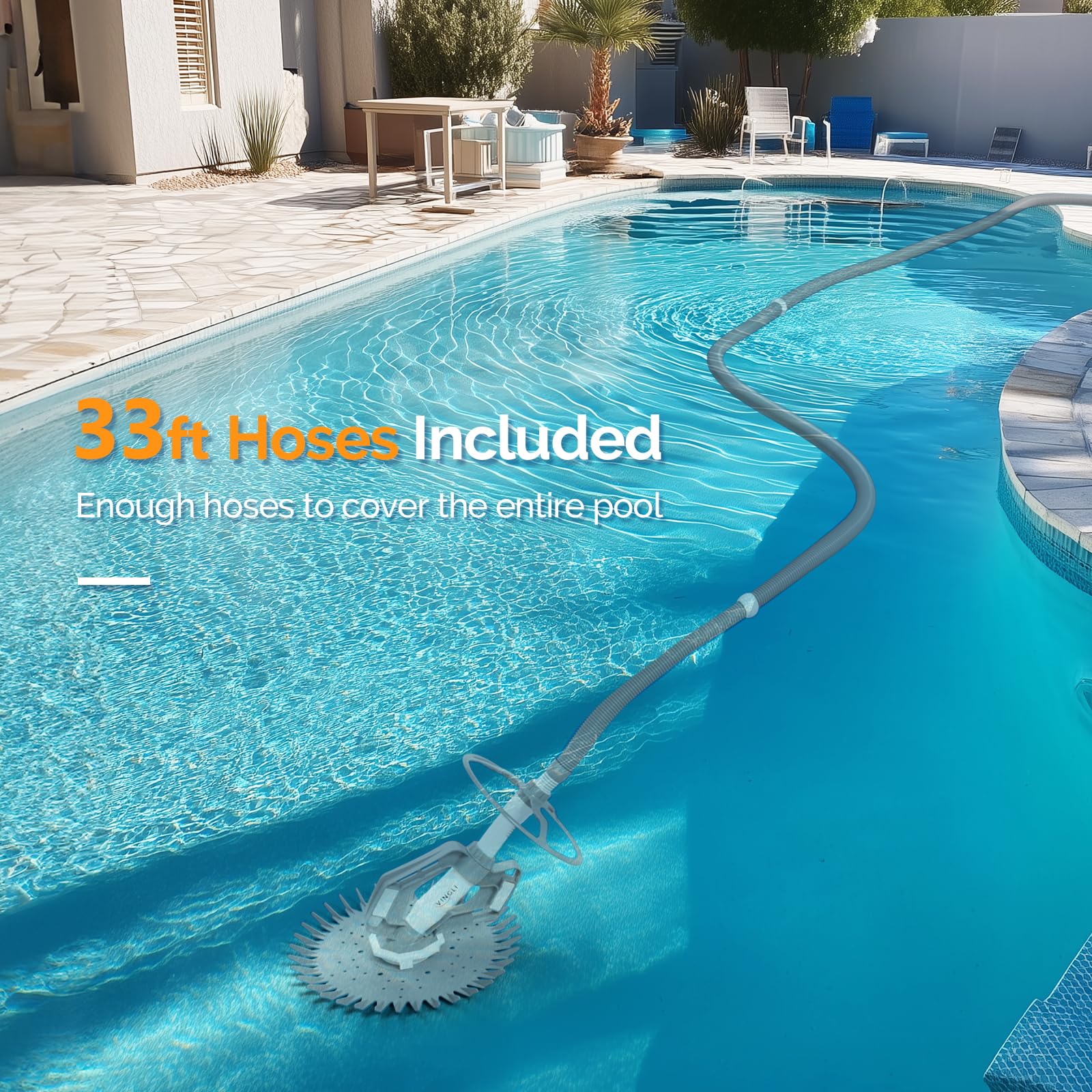 VINGLI package includes ten replacement hoses for readiness.