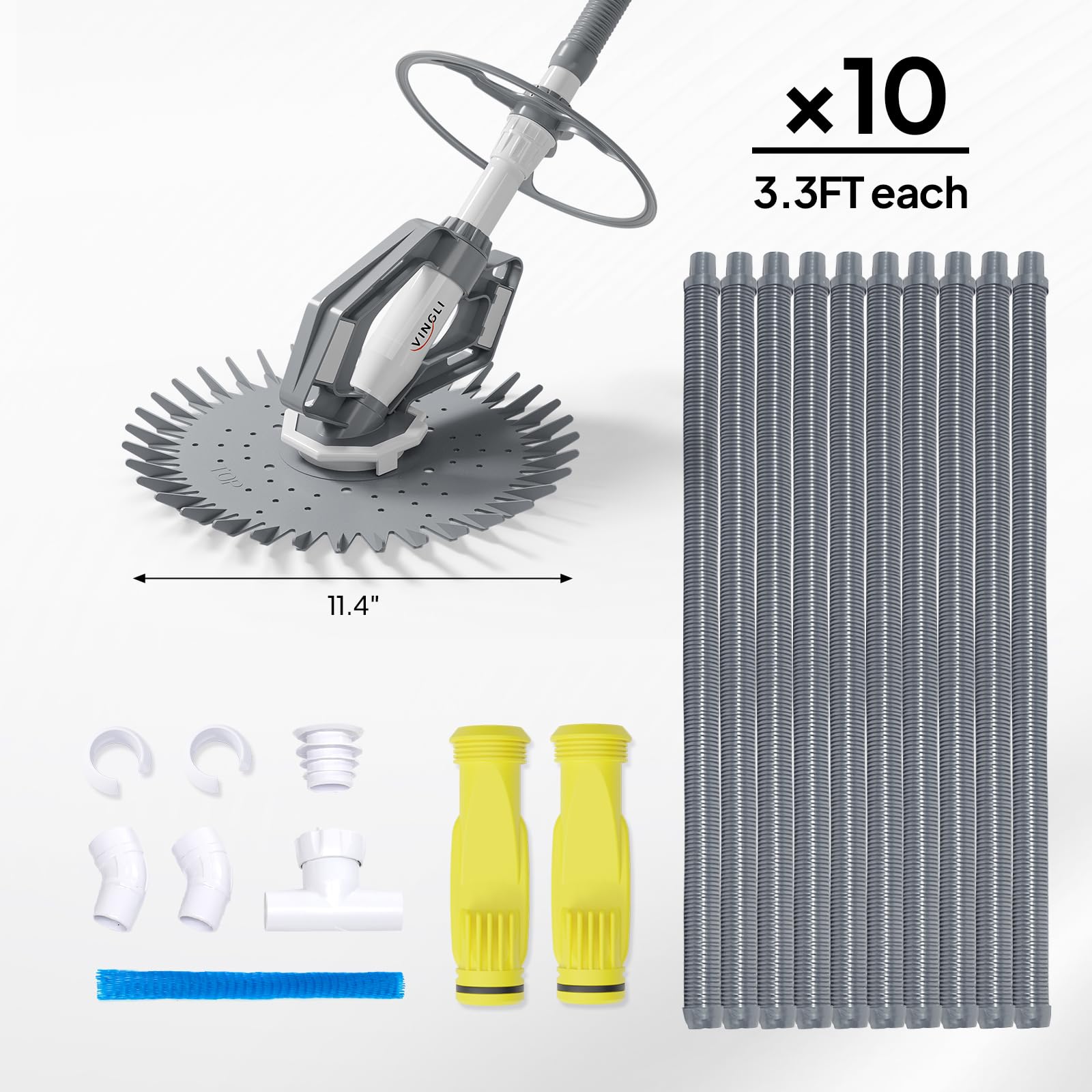 VINGLI vacuum connects to standard pump for strong suction.