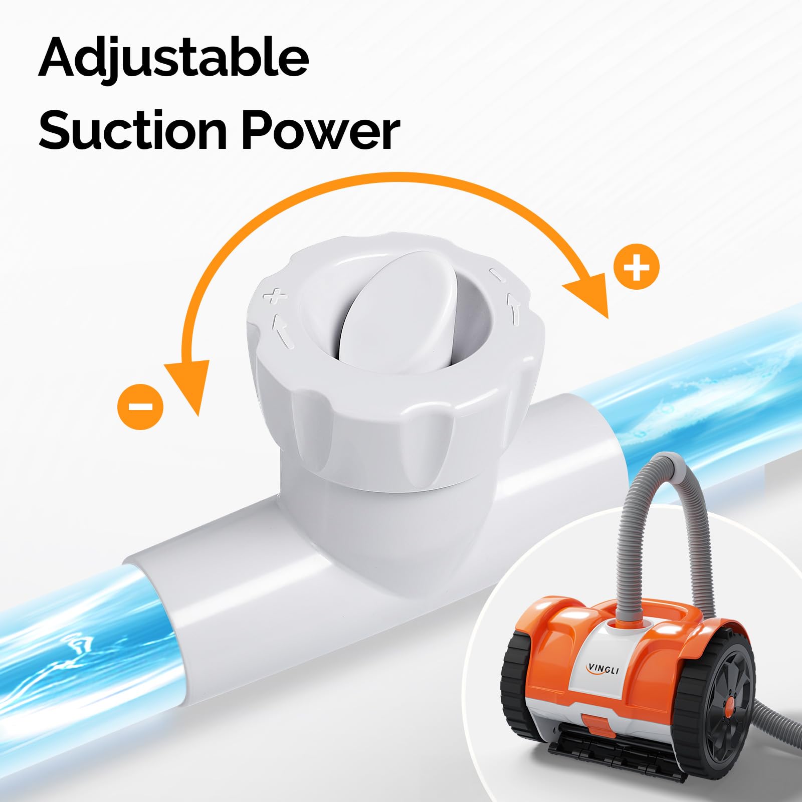 VINGLI quick-assembly and ultra-quiet operation beside the pool.
