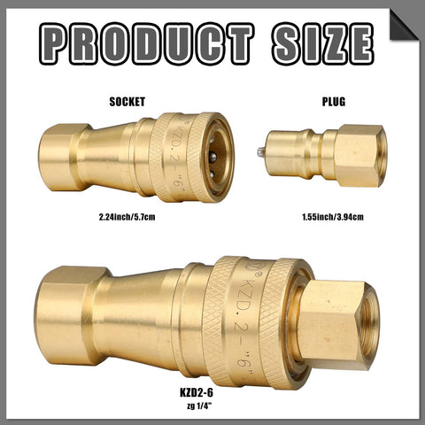 Vinsot brass quick-disconnect nipples deliver durable, leak-resistant connections for high-pressure cleaning jobs.
