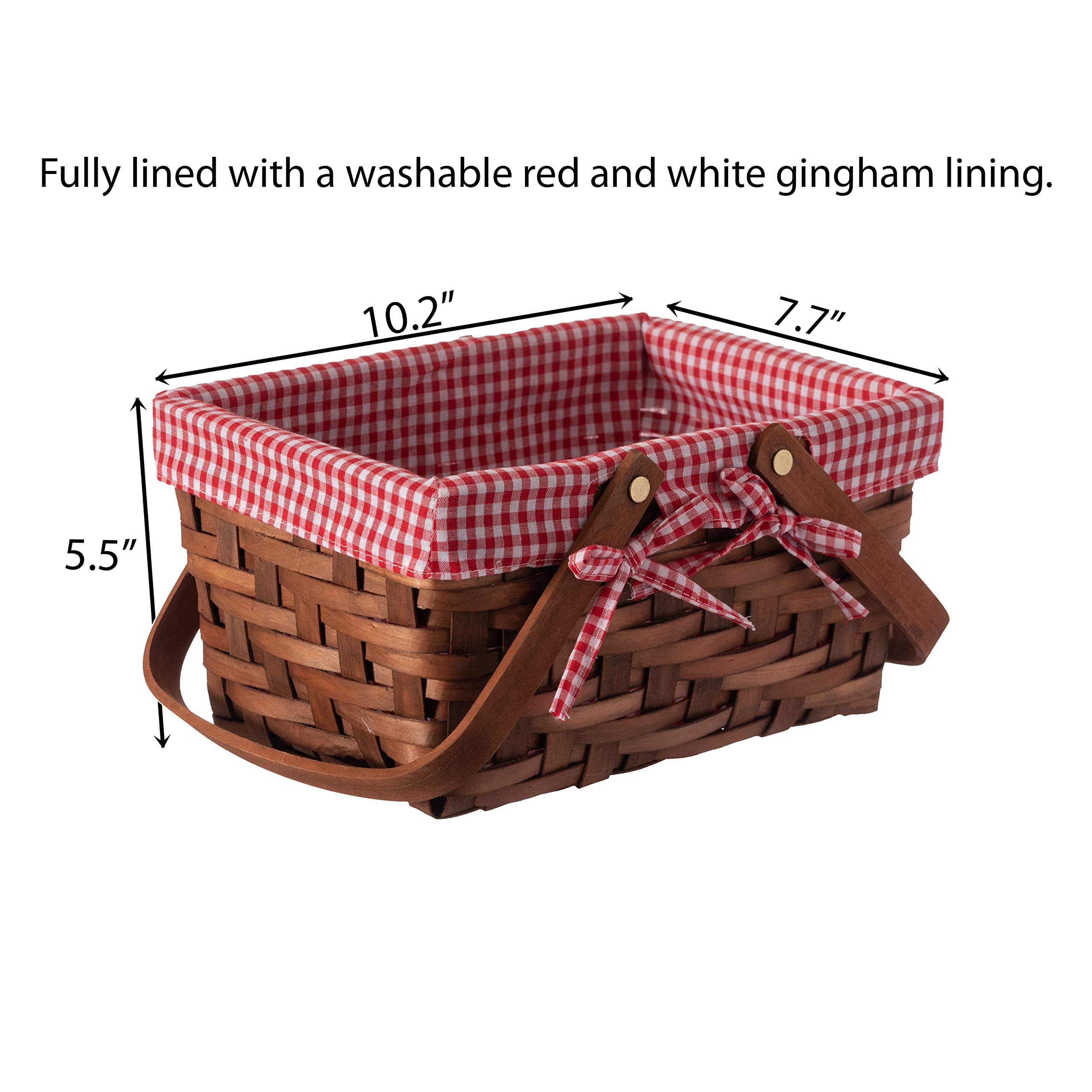 Vintiquwise Wickerwise waterproof woodchips protect contents on damp grass.