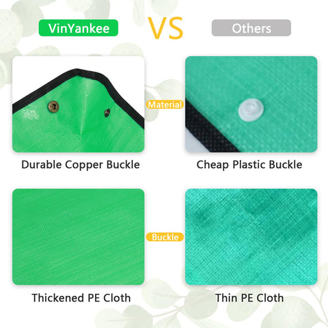 VinYankee repotting mat rolled up for compact storage after gardening.