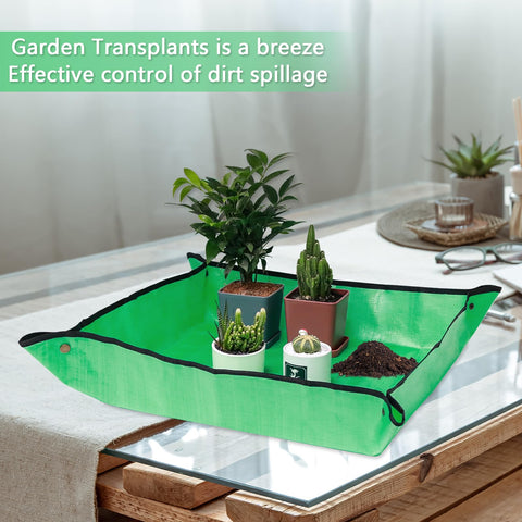 VinYankee mat with waterproof double-sided surface for easy cleanup.