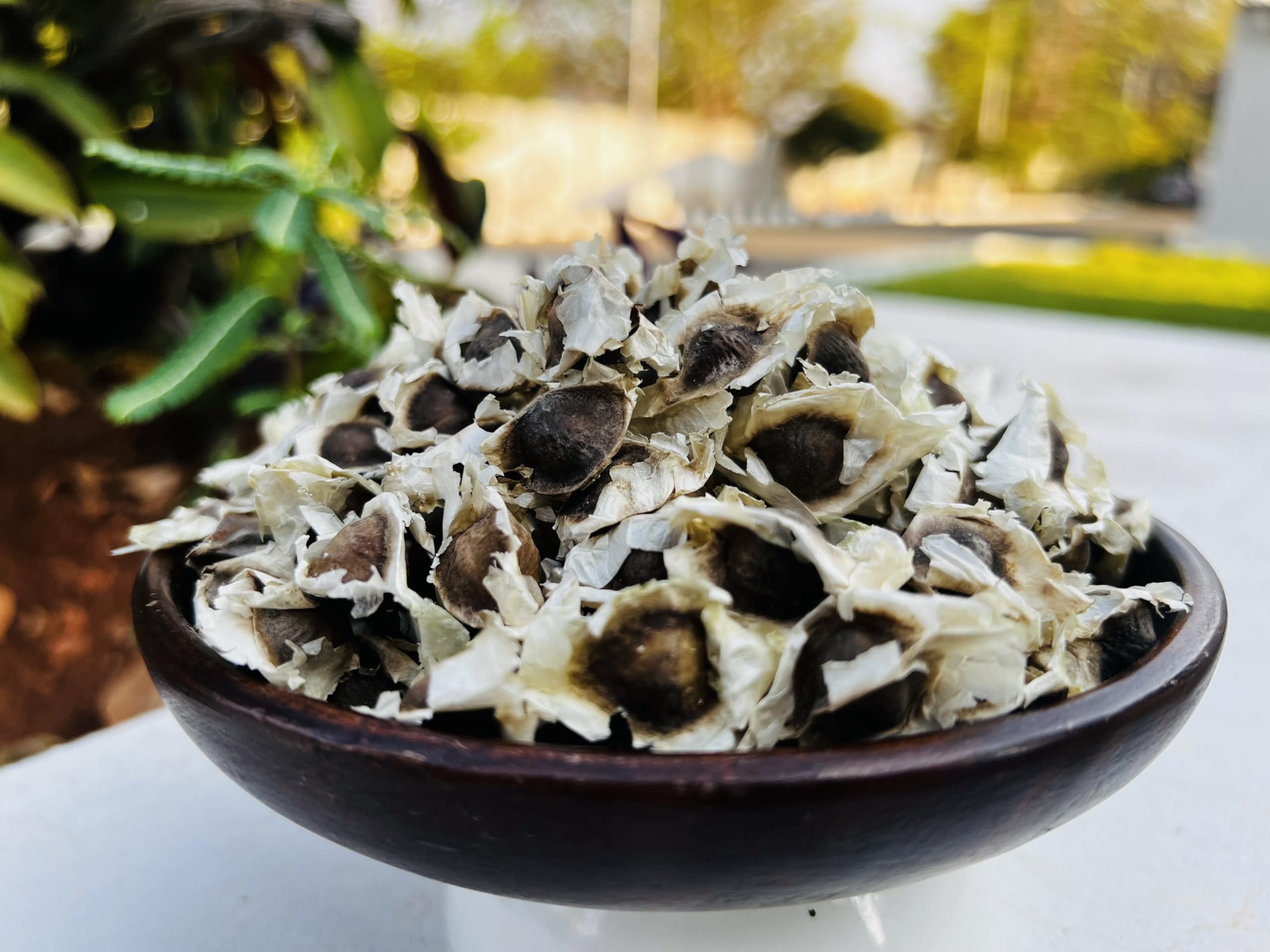 Violet Reign Naturals PKM-1 moringa seeds 70 g weight label