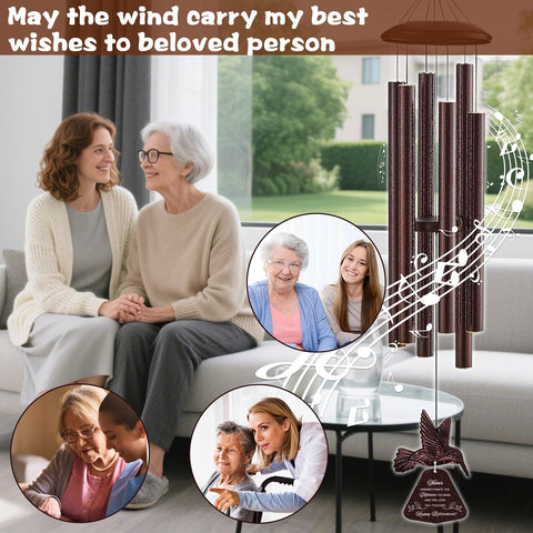 Violinak bronze finish wind chime matching diverse spaces