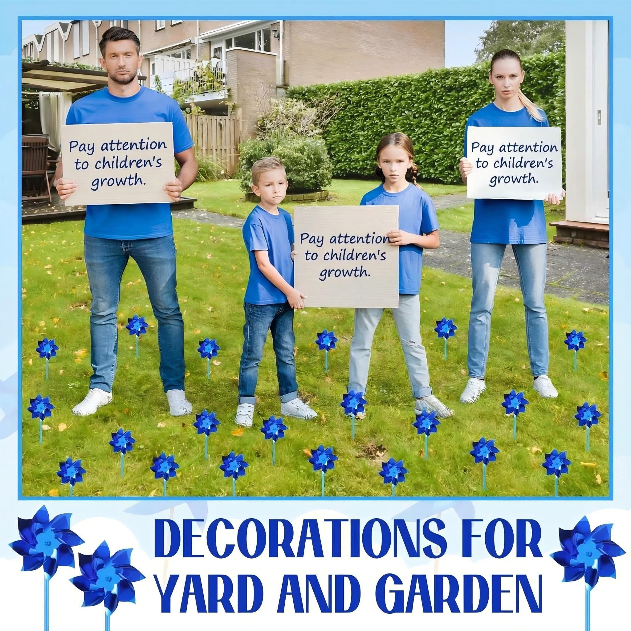 VioraWhite pinwheels for awareness events add color to outdoor campaigns.