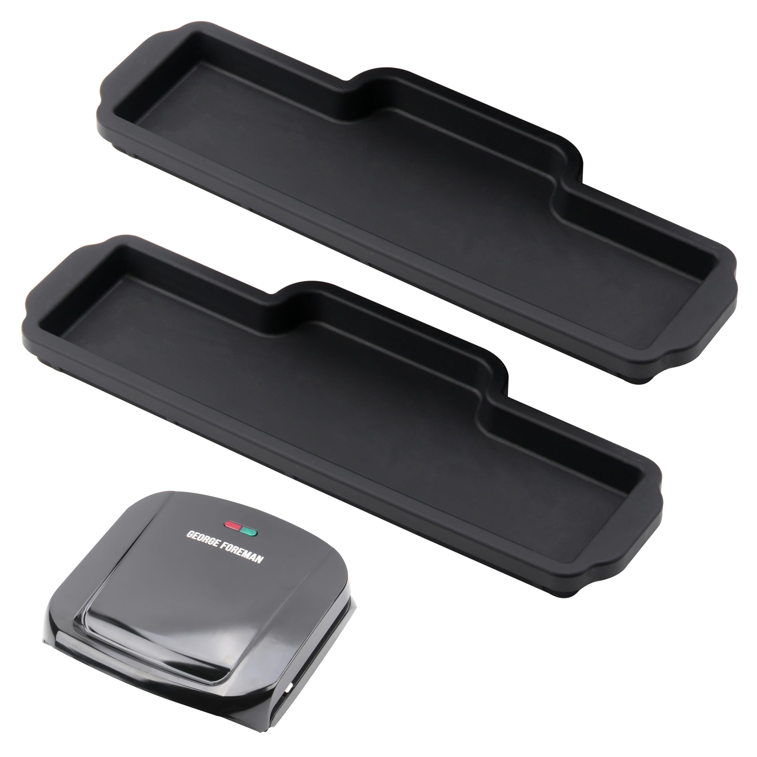 Viotiin 2-pack drip tray for George Foreman GRP1060B, clean cooking with extra capacity