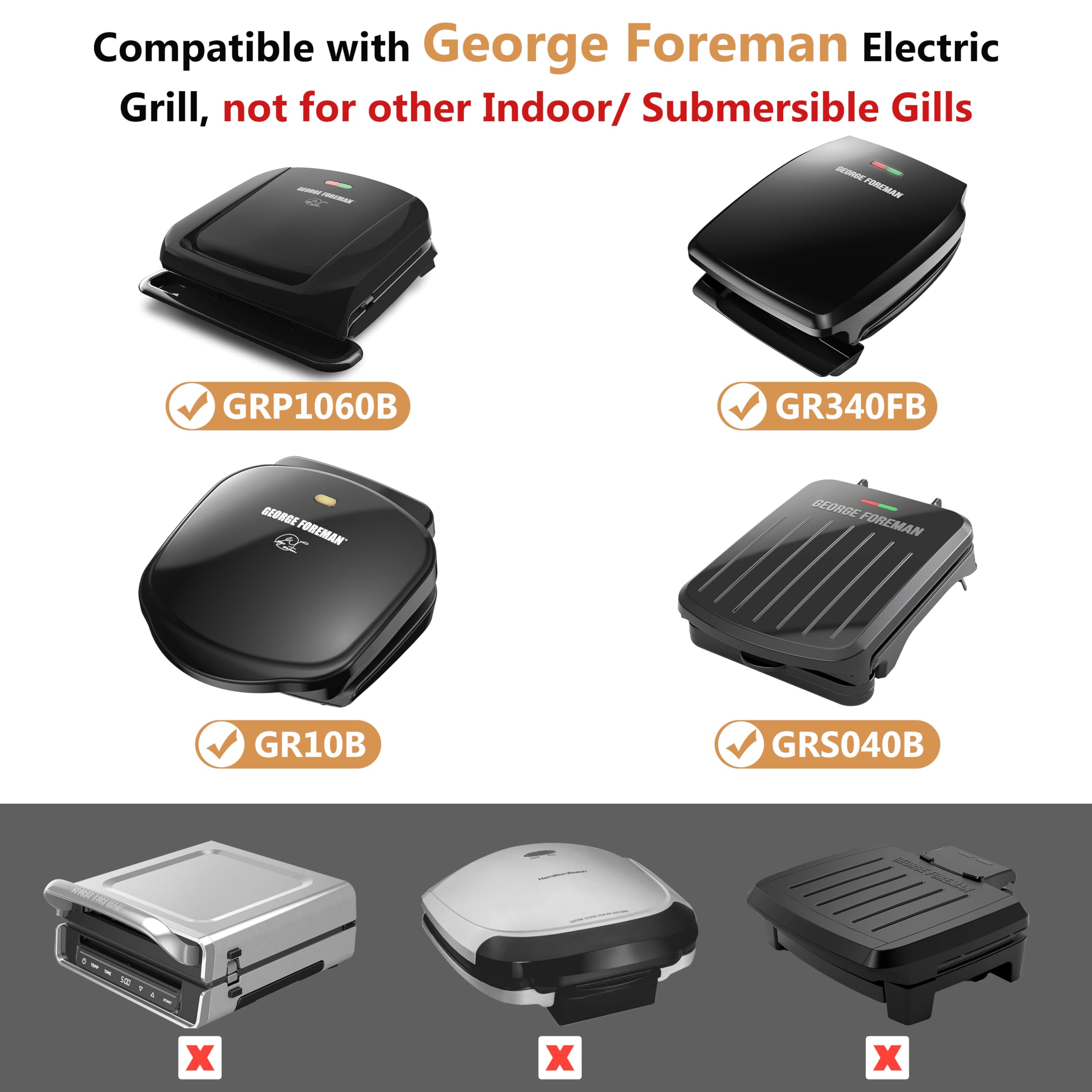 Viotiin GRS040B drip tray, dishwasher-safe convenience after every grill session