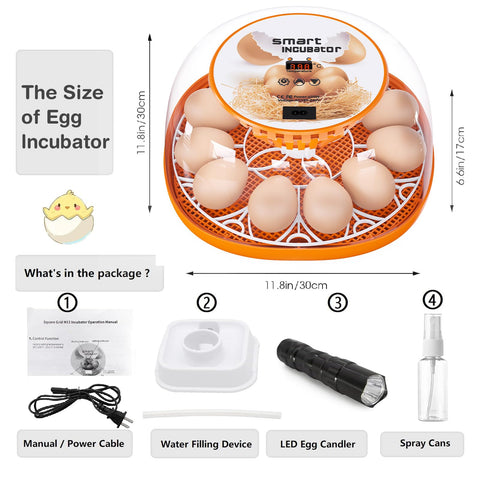 Viowey compact incubator design suitable for home, classroom, or small farm