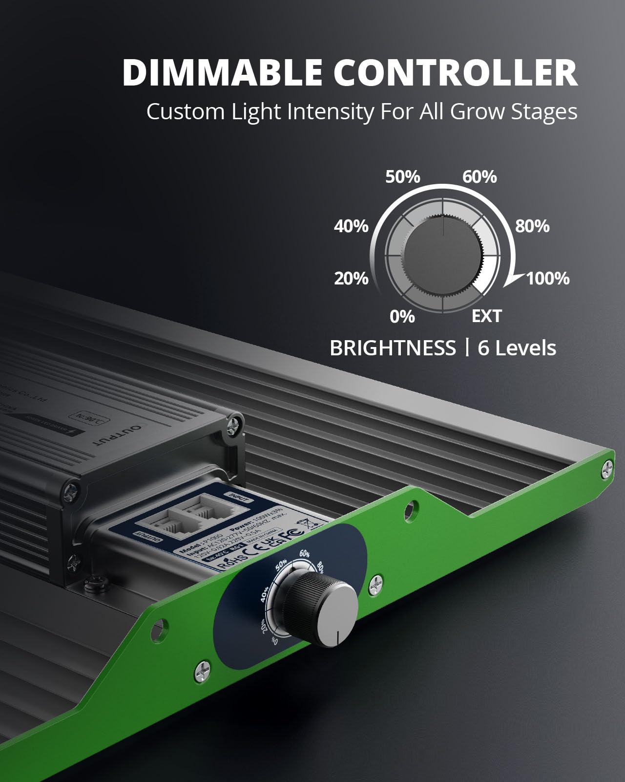 VIPARSPECTRA P1000 dimmer with daisy chain simplifies scaling.