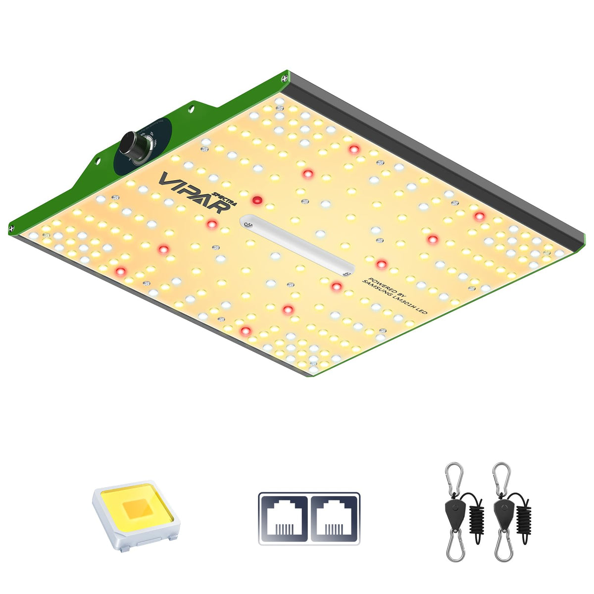 VIPARSPECTRA P1000 diode layout promotes even growth and energy efficiency.