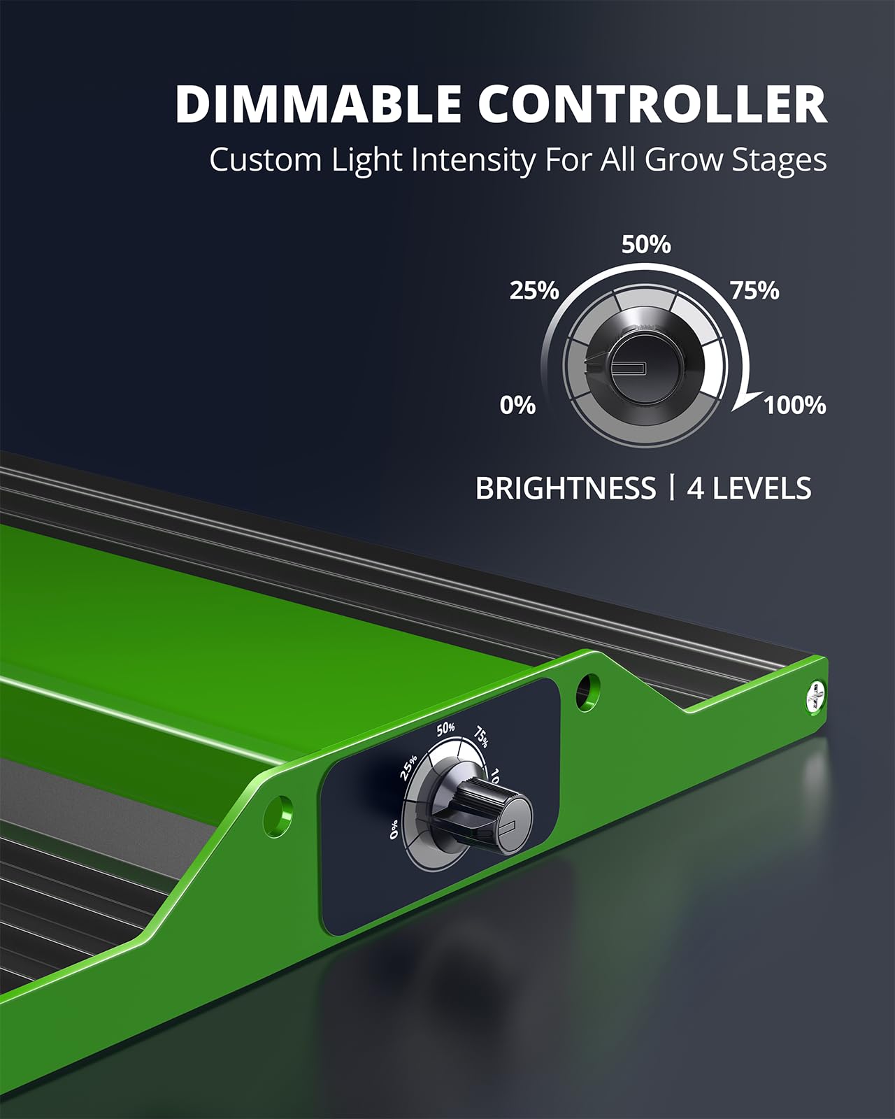VIPARSPECTRA P700 high PAR 70W output supports lush indoor plants