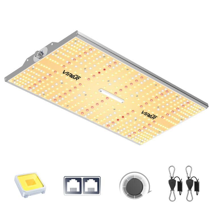 VIPARSPECTRA XS2500 front view compact powerful grow light for indoor gardens