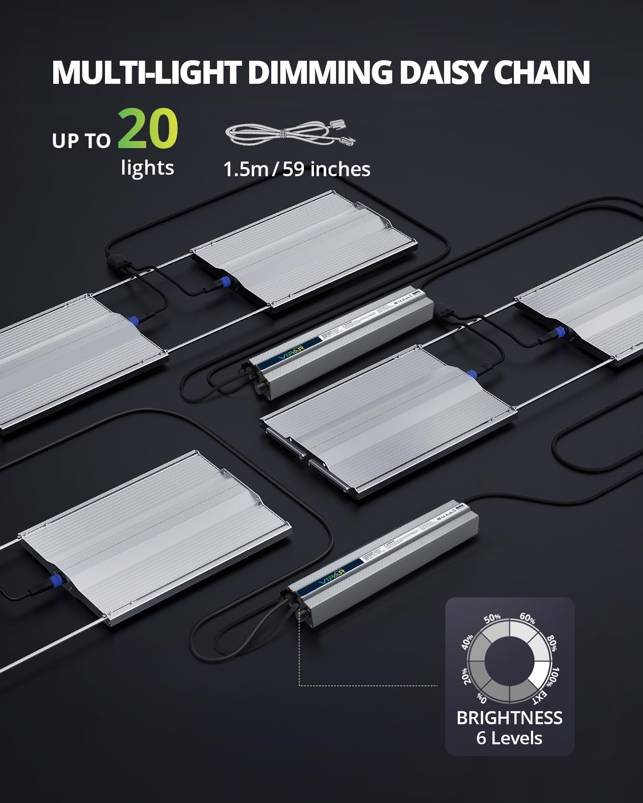 VIPARSPECTRA XS3000 Pro robust heat sink for durable operation.