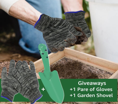 VIPMORE compost sift closeup highlighting material screening capabilities