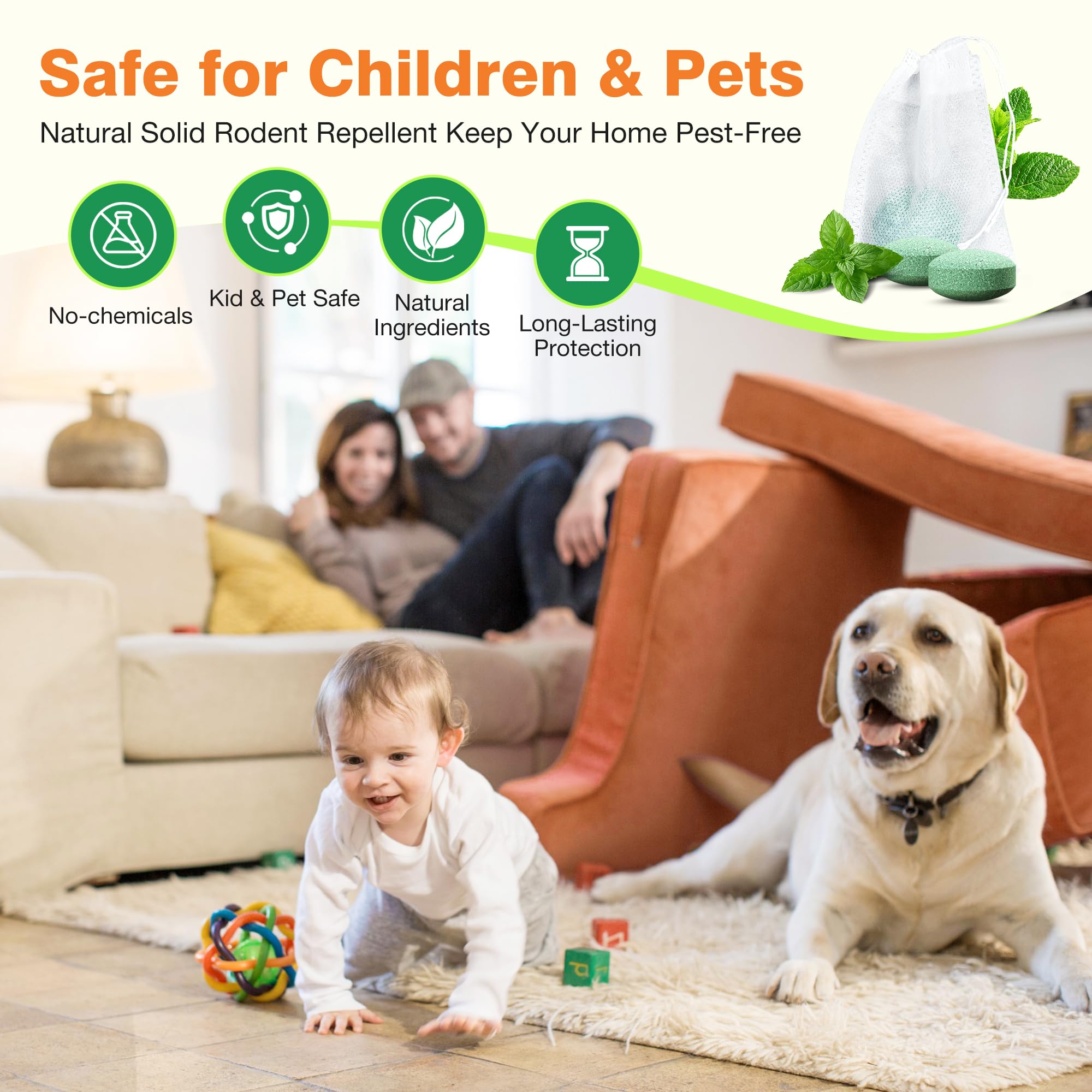 Vipoem storage area balls provide easy pest prevention