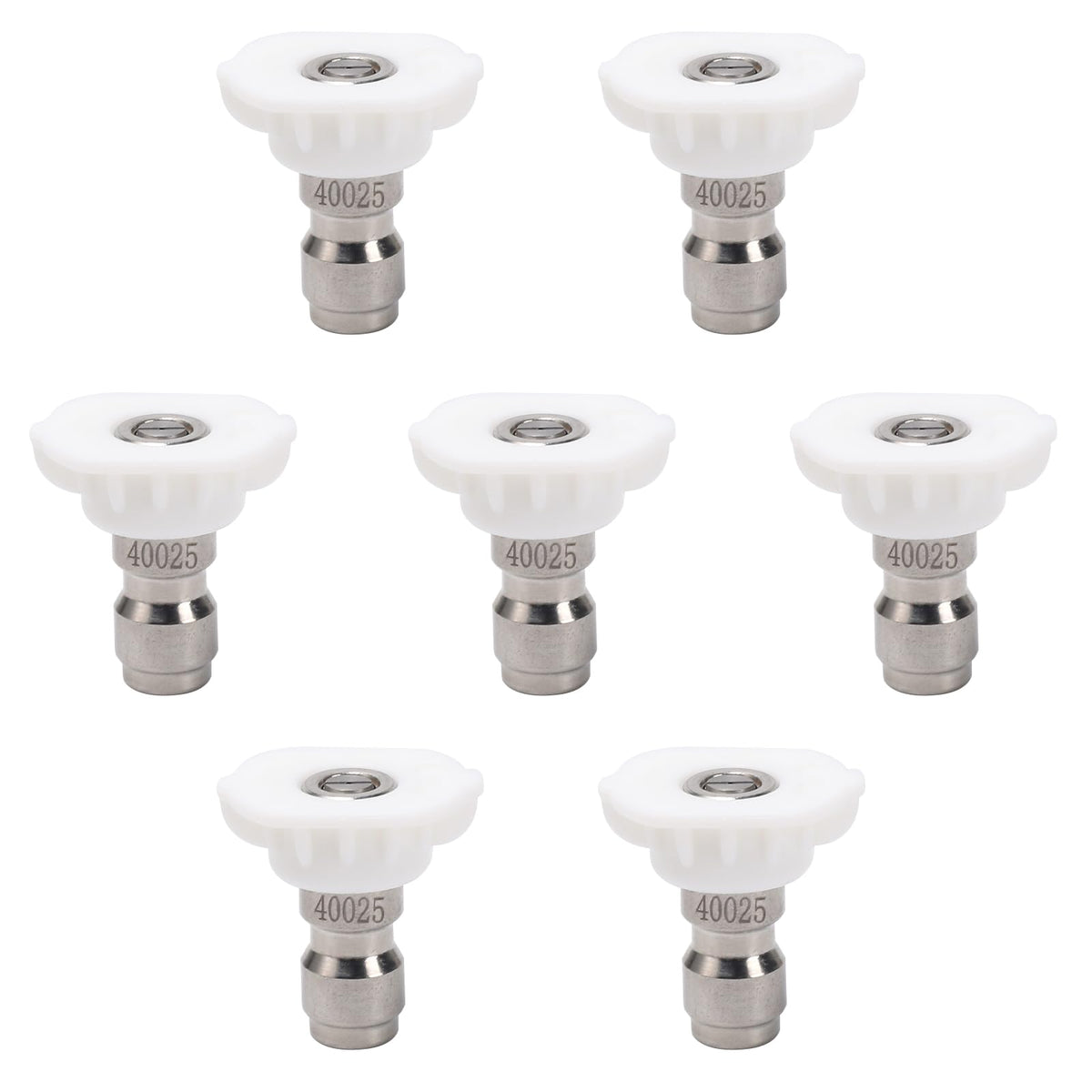 VIPRUSH 40-degree nozzle set shown in packaging for gentle surface cleaning.