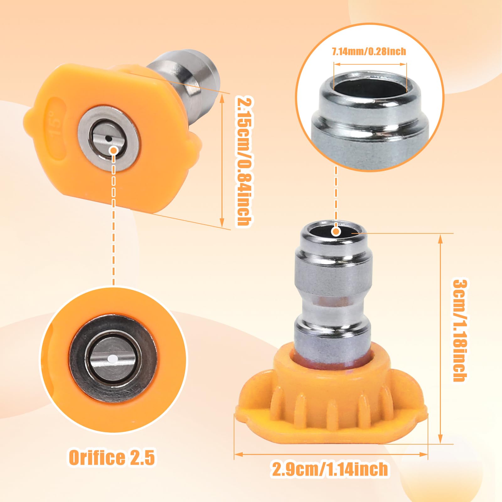 VIPRUSH stainless steel housing for rust resistance and durability
