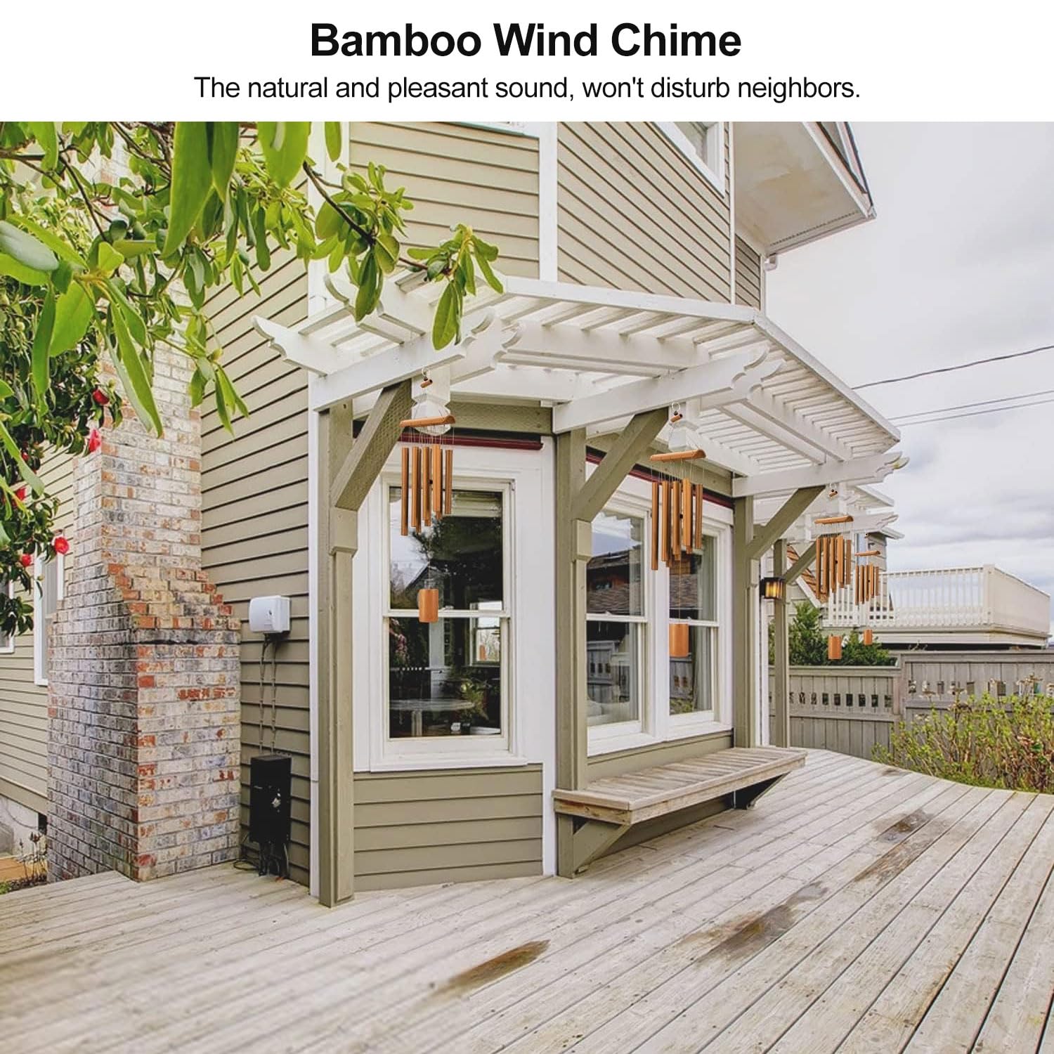 Virekm bamboo wind chimes make a thoughtful gift for occasions.