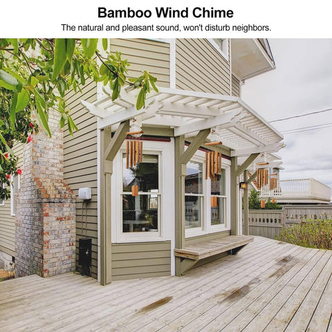 Virekm bamboo wind chimes make a thoughtful gift for occasions.