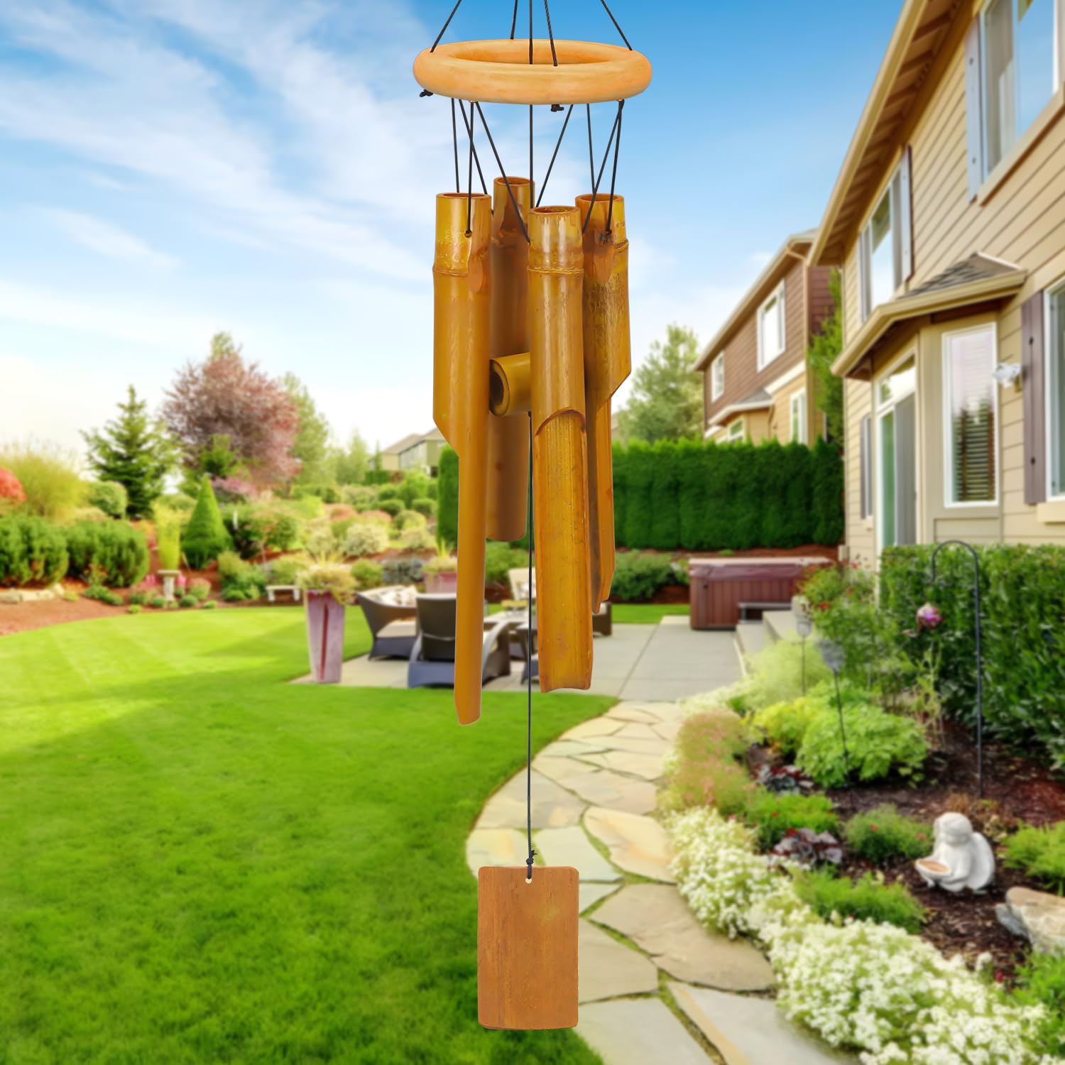 VIREKM wind chimes versatile decor gifts for garden lovers.