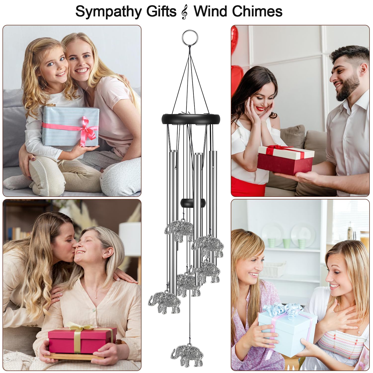 Virekm windchimes garden decor adds graceful motion and soothing breeze