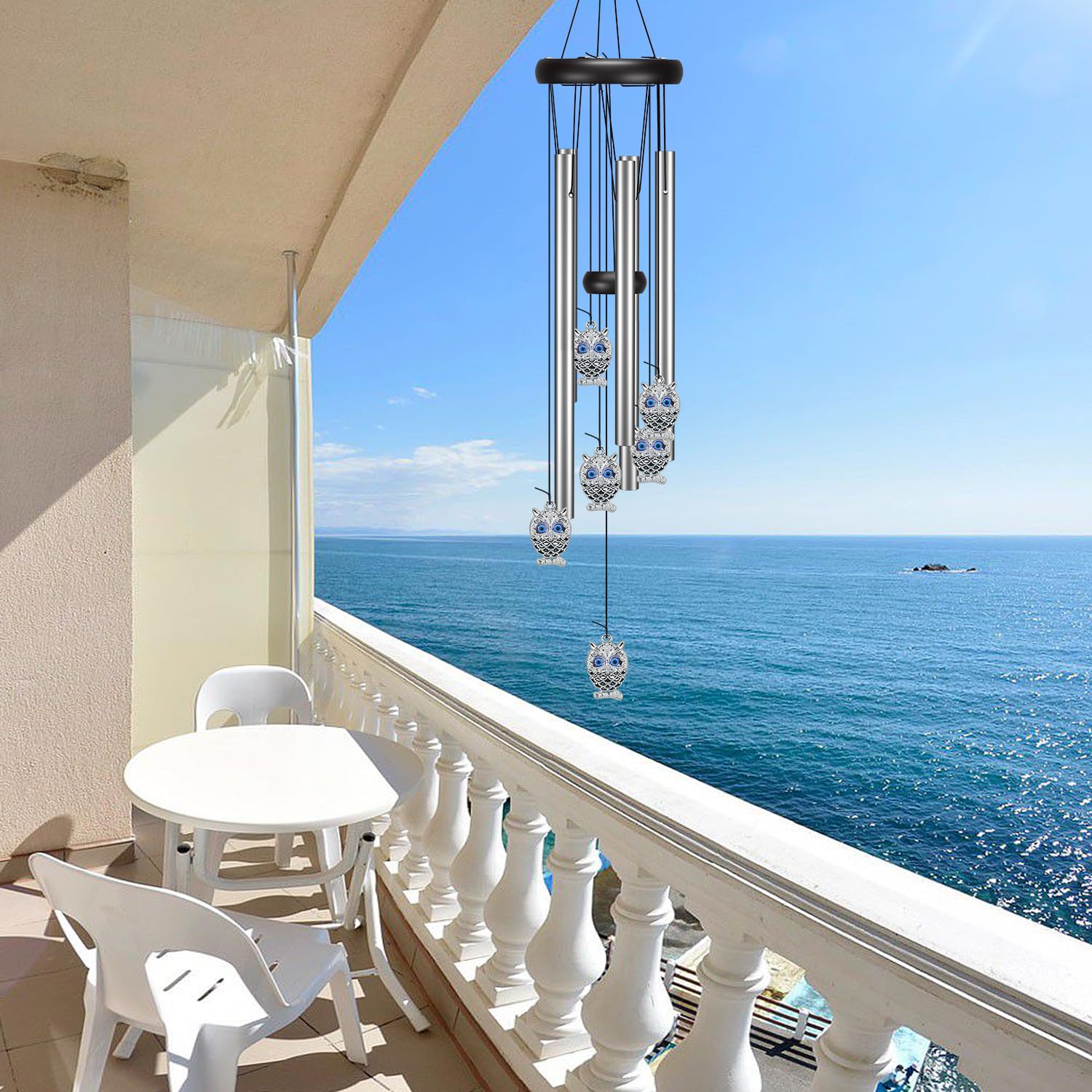 Virekm windchimes lucky amulet evokes harmony and happy moments outdoors.