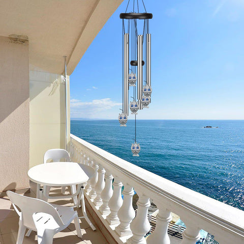 Virekm windchimes lucky amulet evokes harmony and happy moments outdoors.