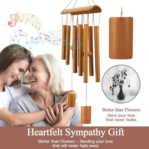 Virekm windchimes outdoors patio-garden decor enhancing outdoor spaces.