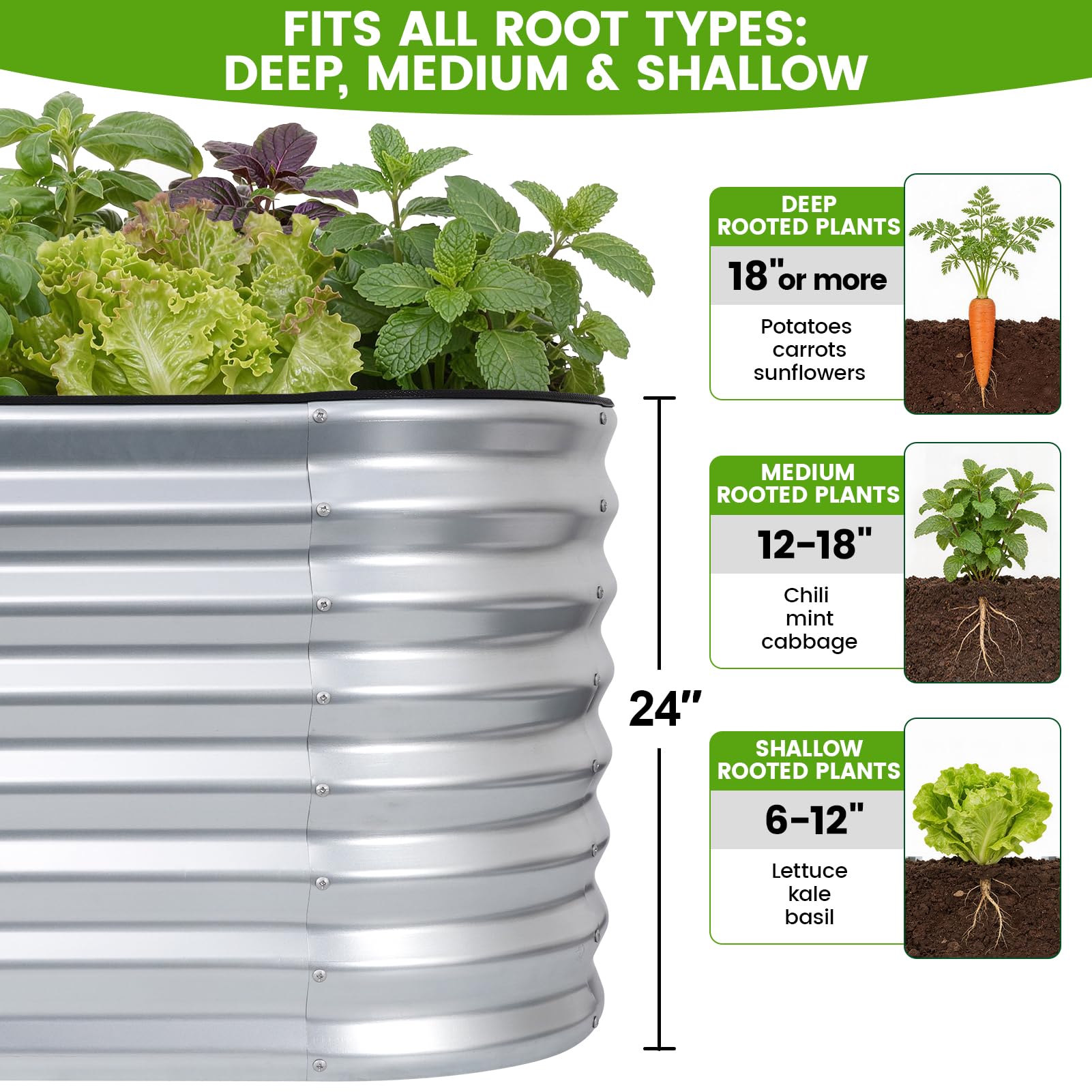 VIREO GARDEN arched reinforced frame provides sturdy outdoor support.