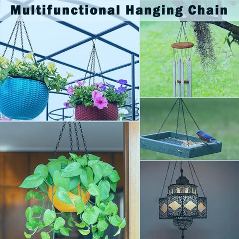 VIREYA bird feeder hanger chain keeps feeders accessible
