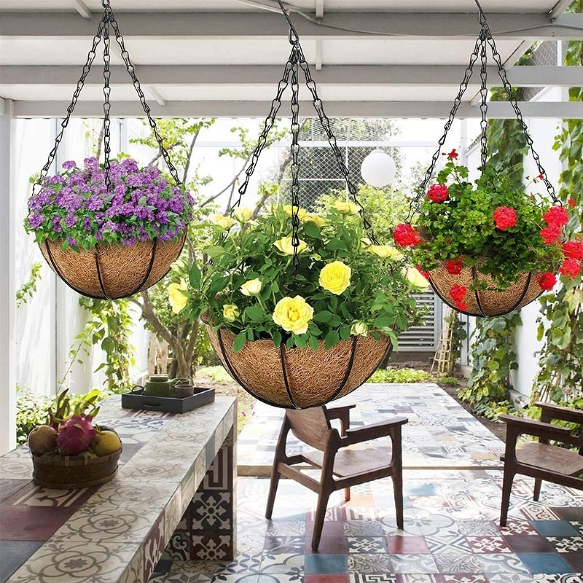 VIREYA 20-inch lantern hanger maintains stable placement