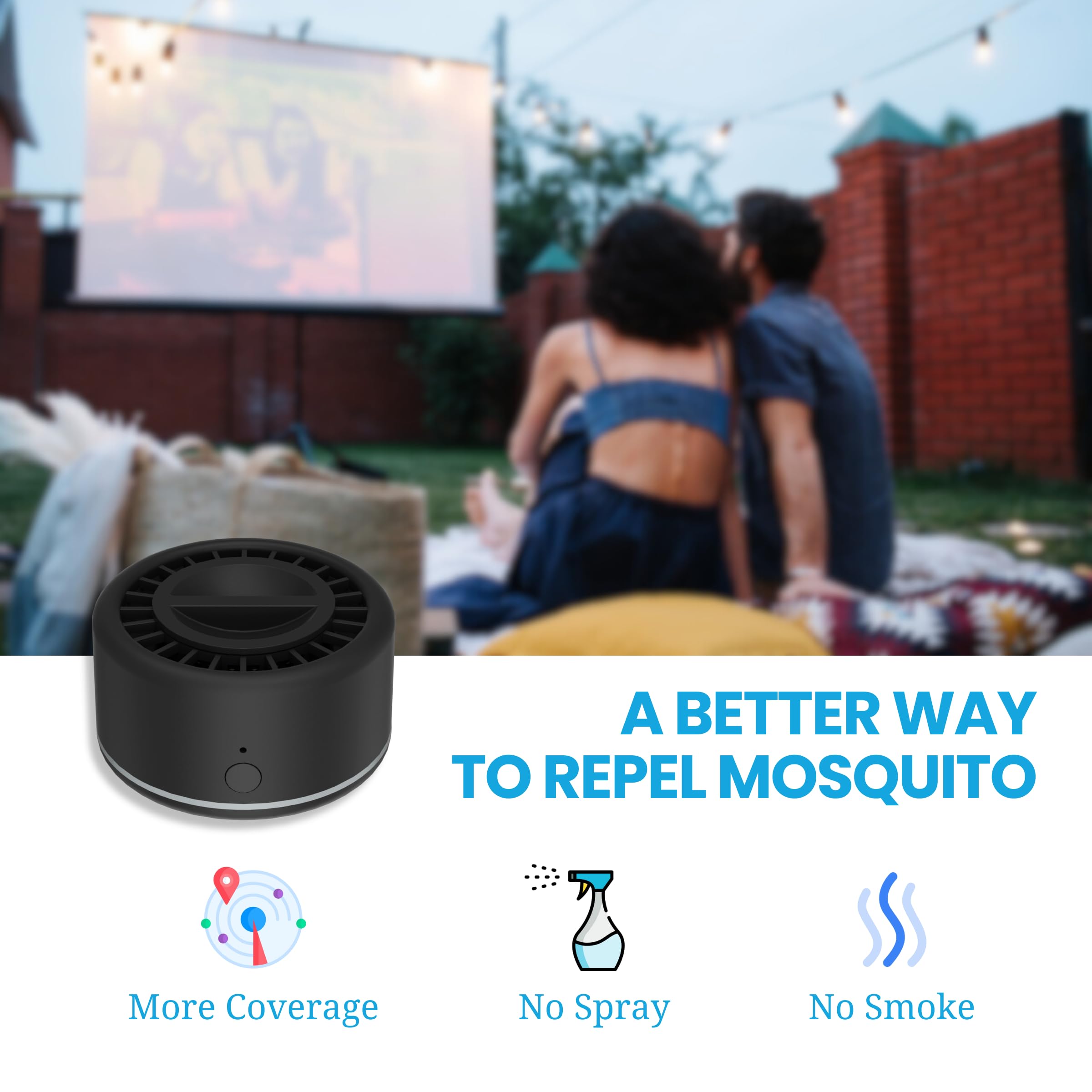 The Virine plant-based-mosquito-diffuser patio highlights safe, chemical-free scent for gatherings.