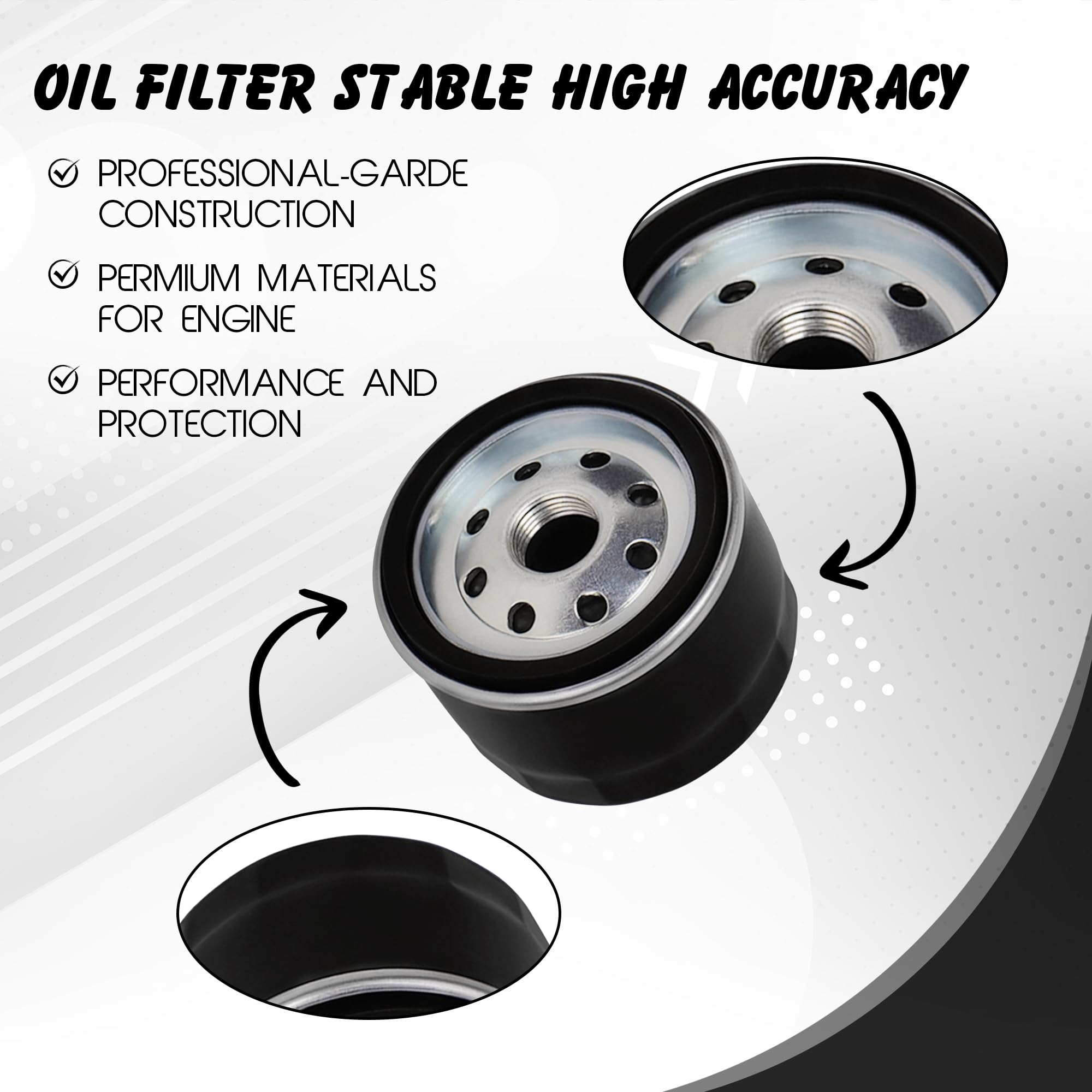 VIRTIONZ 492932S filtration-media detail; helps keep engine oil cleaner