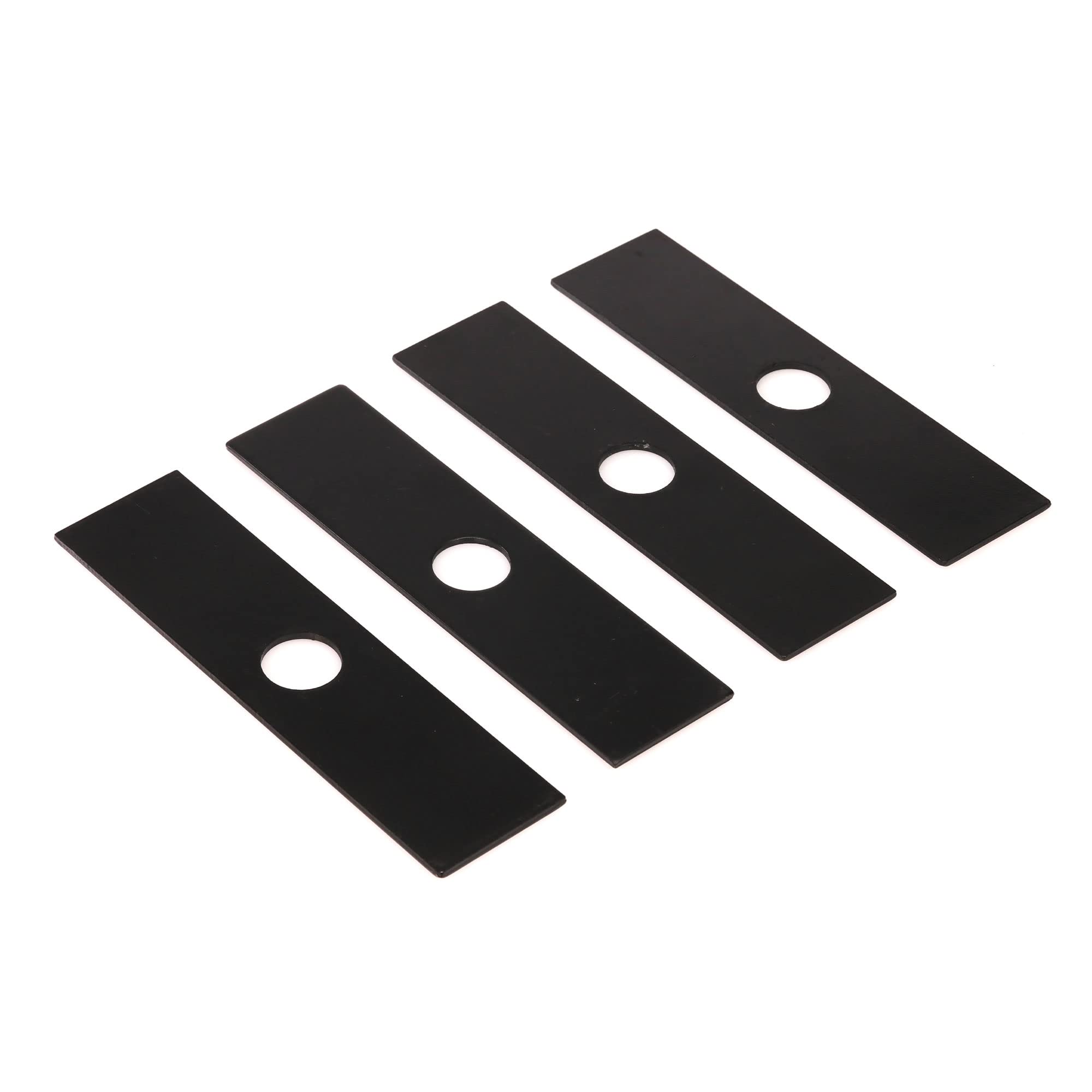 VIRTIONZ edger blade close-up of 8x2 hole design, fits multiple brands for easy upgrades.