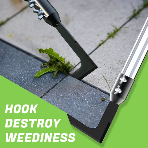 Viscogrip moss removal brush clears surface growth from patio or pavers.
