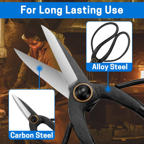 VISEMAN bonsai scissors offer precision cuts on soft stems.