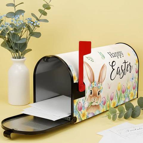 VISSTREE Easter design with tulips and butterflies invites spring vibes.