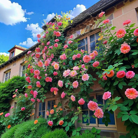 VISTATU climbing rose seeds for borders, ideal for mass planting