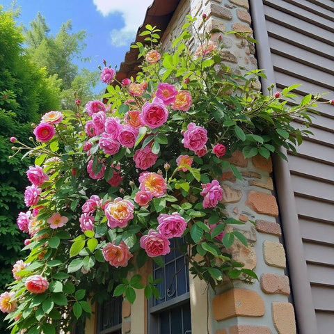 VISTATU garden-ready pink climbing roses for decorative vines