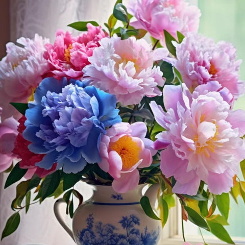 VISTATU premium peony seeds bloom preview showcases large, fragrant flowers.