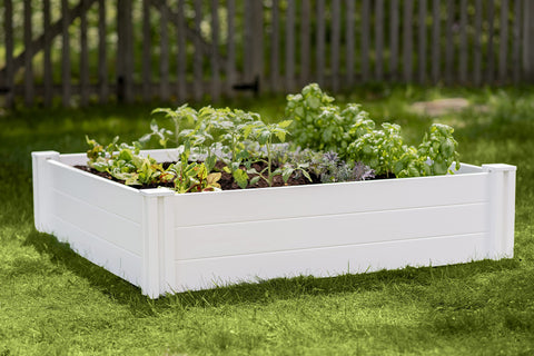 Vita Classic white bed surface close-up highlighting smooth, BPA-free vinyl material