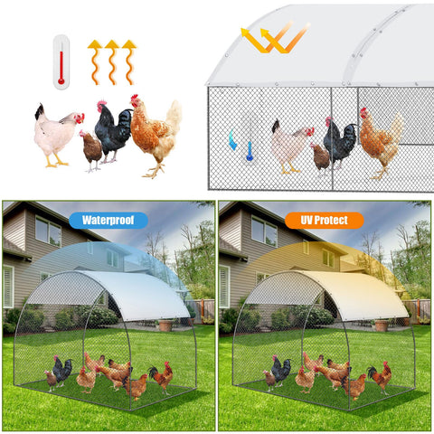 VitalCozy coop cover with predrilled holes for easy installation