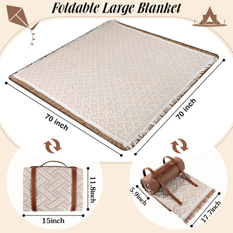 VitalCozy waterproof bottom oxford 600d provides moisture protection on damp grass.