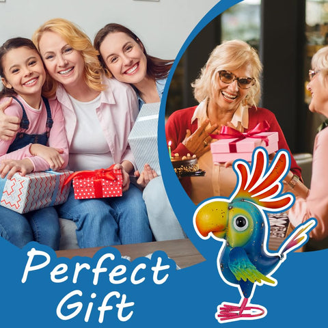 ViteenLight parrot statue makes a thoughtful gift for garden lovers and bird enthusiasts.