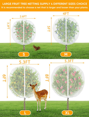 VITI healthy-growth netting maintains airflow and light for robust fruiting.