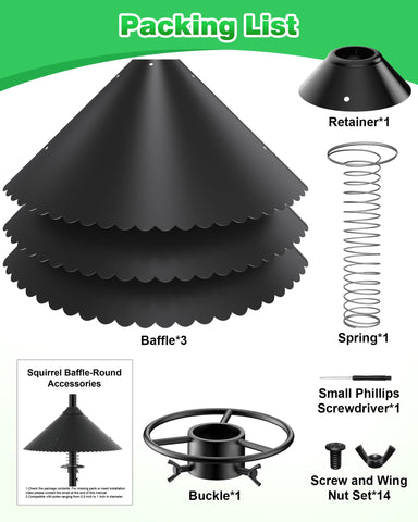 VIUBIRD 360-degree protection guards birds while reducing seed waste