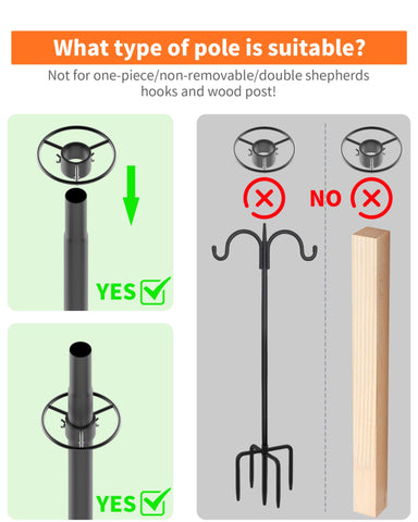 VIUBIRD spring-loaded rotation baffle deters squirrels by disrupting footing