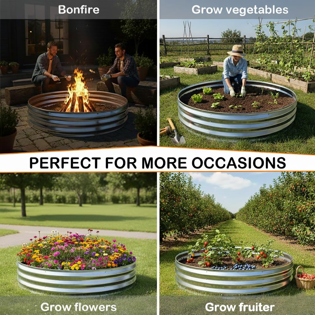 Vivagarden silver finish exterior adds modern style to any patio